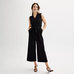 Women's Andrew Marc Ruffle Jumpsuit